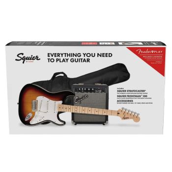 پک گیتار الکتریکsquiet-GUITARCITY(اسکواییر) مدل FSR STRAT MAPLE PACK